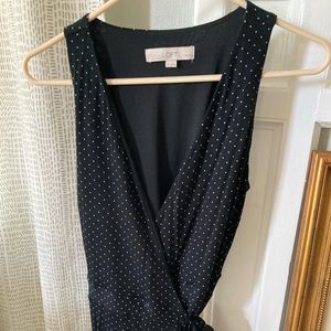 Loft, size small petite wrap dress.